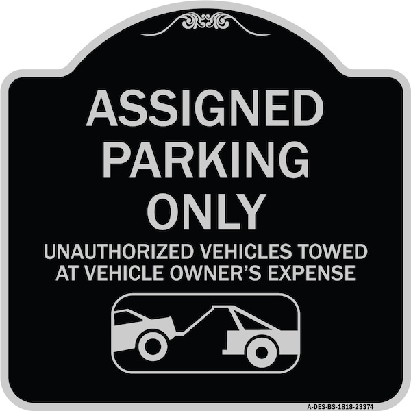 Parking Restriction Assigned Parking Unauthorized Vehicles Towed at Owner Expense, BS-1818-23374